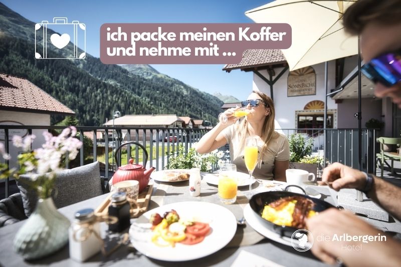 Paklijst voor je zomervakantie in St. Anton, Tirol